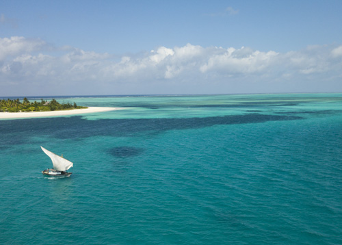 Dhow transfer naar Fanjove Island